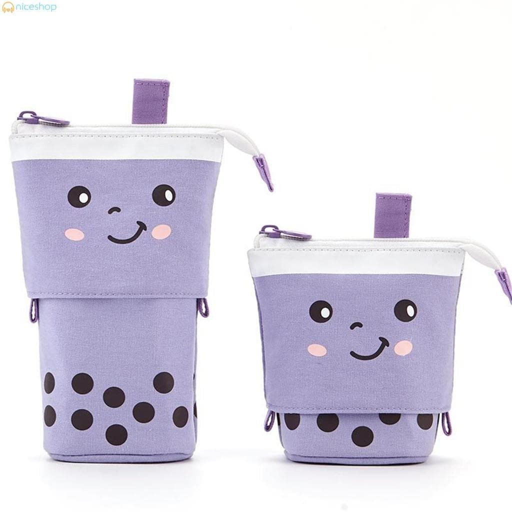 Bonito Caso De Lápis Em Pé Caneta Titular Telescópica Bolsa De Maquiagem Pop Up Saco De Cosméticos Para Meninas Estudant