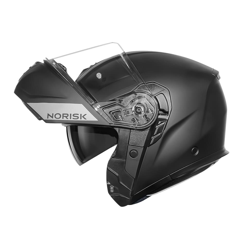Capacete Robocop Preto Fosco Norisk Vortex Monocolor Matteblack Articulado