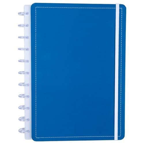 Caderno Grande A4 Capa Dura Disko Folhas Reposicionaveis Ideal Estudo Trabalho Organizador