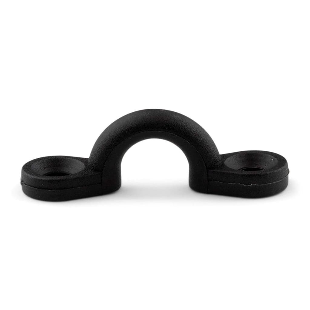 Alça de Amarração Ômega Preta 48x16mm Barco Lancha