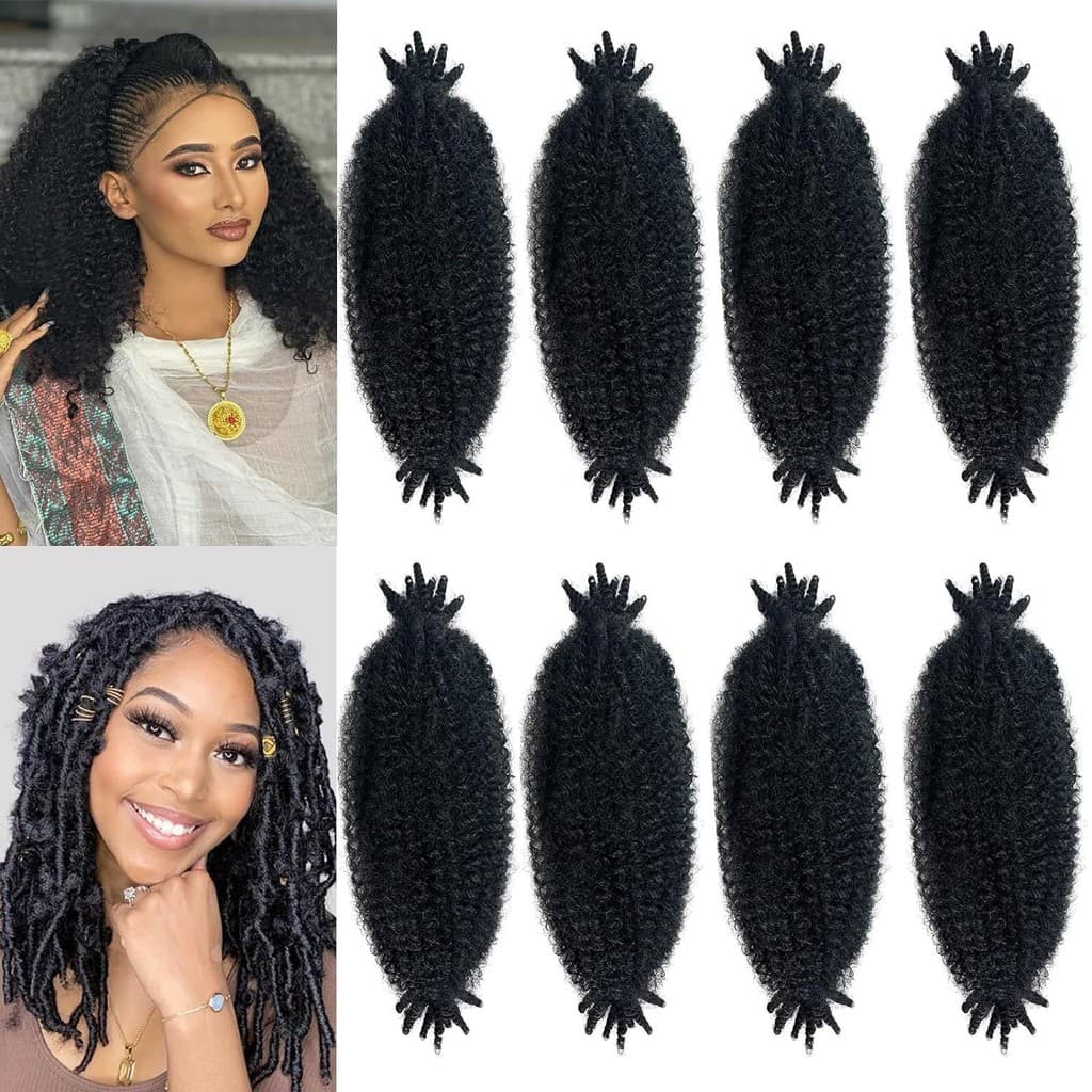 twist Mão marely Trança Cross-Border Cabelo Peludo Inseto Afroo Crochê Encaracolado Rasgado Primavera Não Australiana