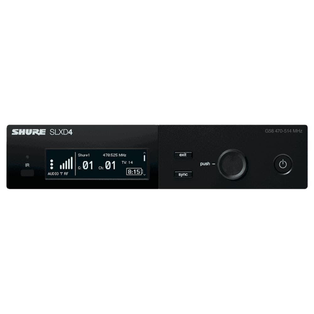 Receptor Digital Sem Fio Shure SLXD4 G58
