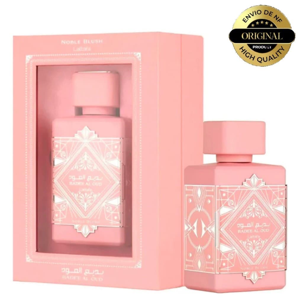 Perfume Árabe Feminino Lattafa Original Badee AL Oud Noble Blush EDP 100ml