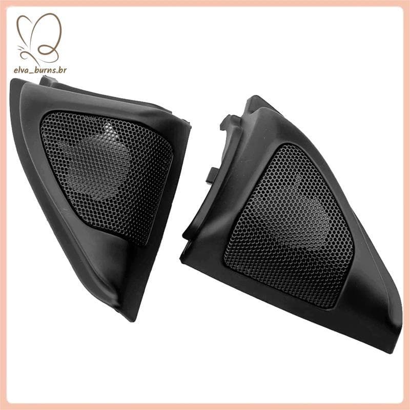 [elva_burns.br] Painel Da Porta Do Carro Áudio Buzina Capa Tweeter Alto-Falante Triangular Guarnição Para Toyota Corolla
