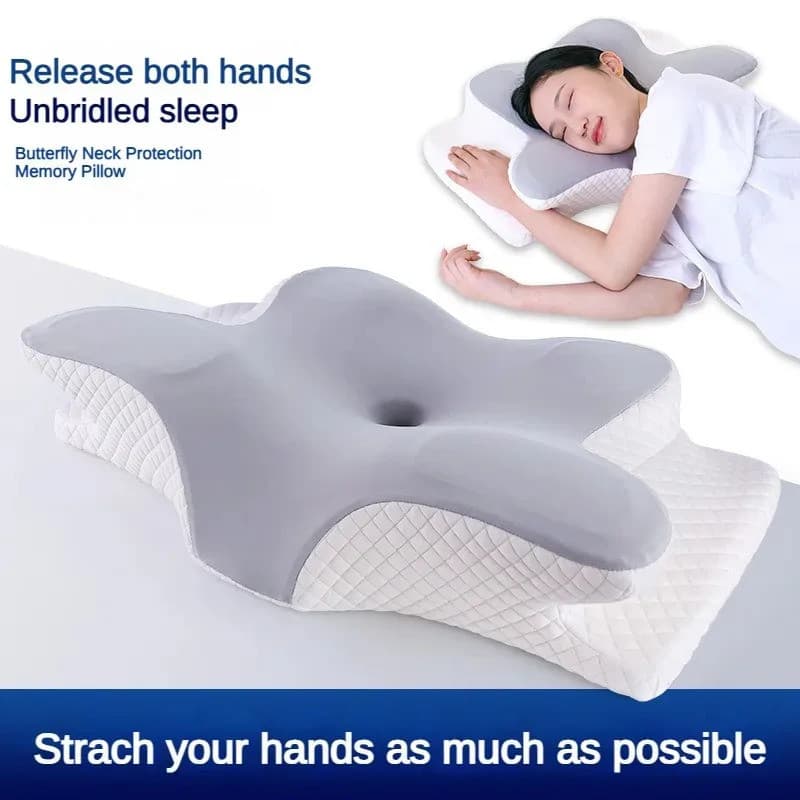 Travesseiro Cervical Para Pescoço , Espuma Viscoelástica , Travesseiros Dormir , Ergonômico , Ortopédico , Suporte Conto