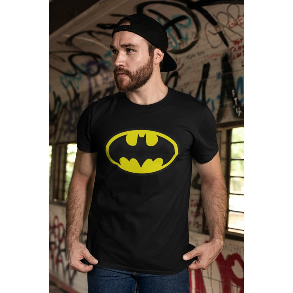 Camiseta Algodão Camiseta Morcego Batman Liga Justiça Dtf