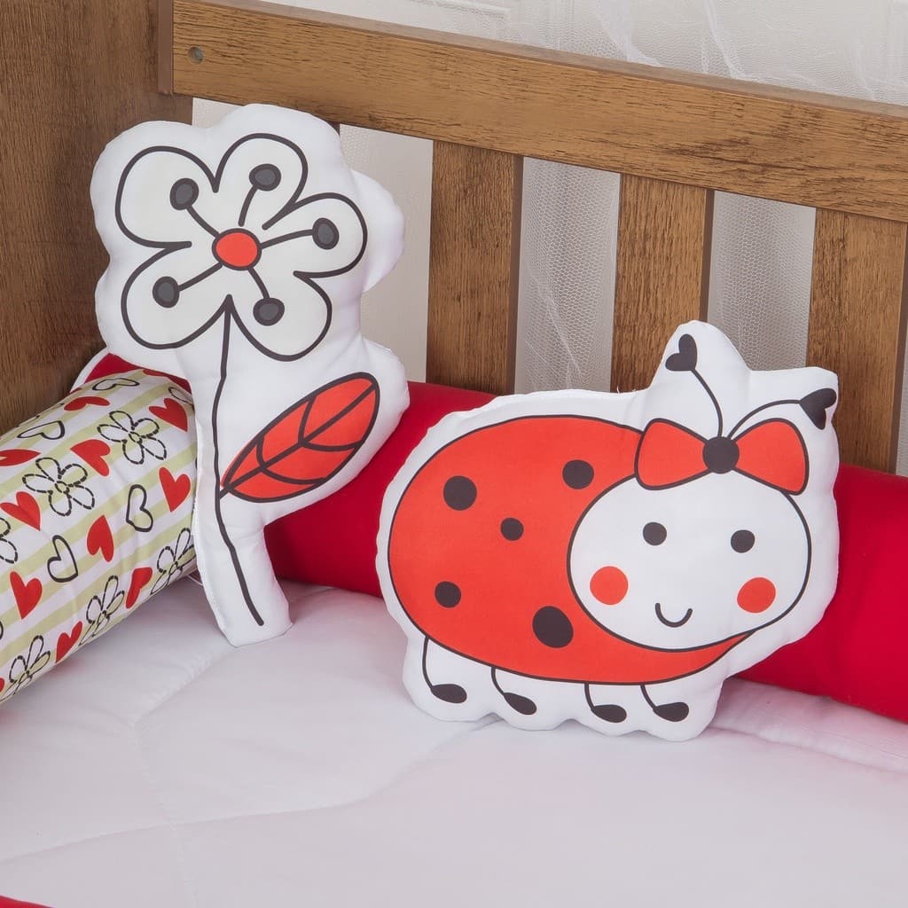 Kit 2 Almofadas Decorativas Infantil Menina para Quarto