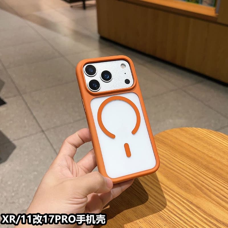 Adequado Para Apple XR A 17 Pro Nicho De Alta Qualidade Masculino Magnético Casca Dura Acrílico Capa Protetora