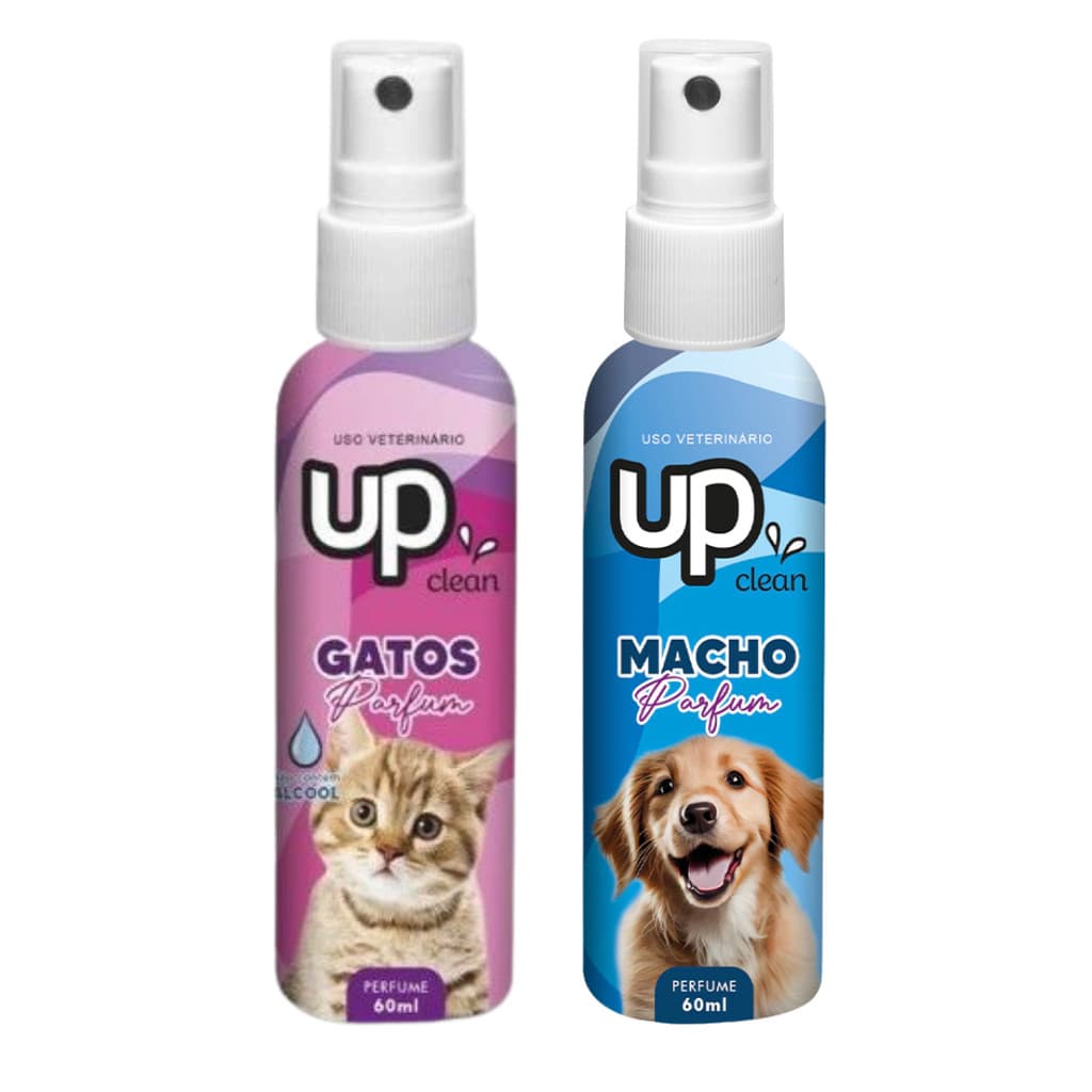 KIT Perfume P/ Gato E(+) Perfume P/ Cão Macho