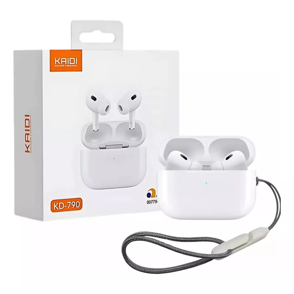 Fone Bluetooth 5.3 Kaidi KD-790 TWS 2ª Geração Sem Fio Estéreo Som Potente Bateria 5h