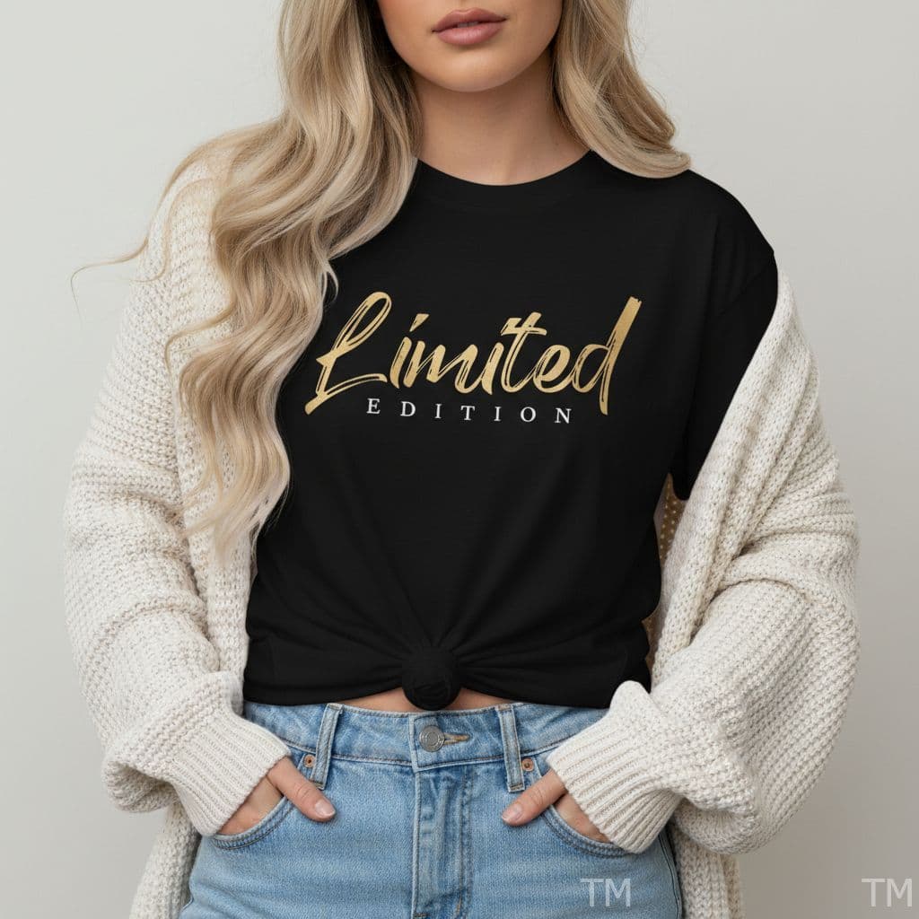 Camiseta Feminina Moderna Casual Presente Limited Edition Algodão Blusinha T-shirt Para Mulher