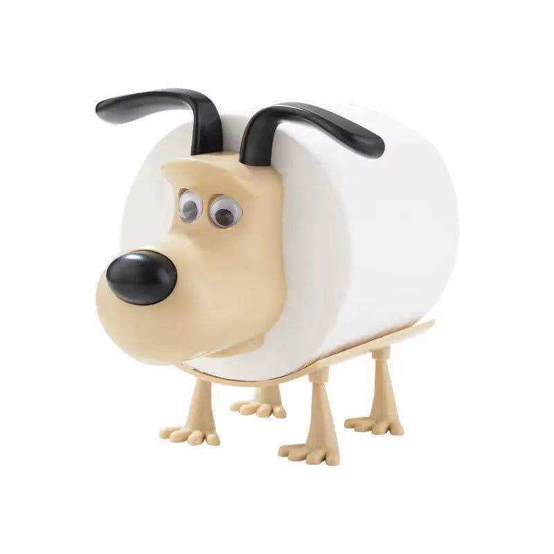 suporte porta papel higiênico cachorro engraçado divertido