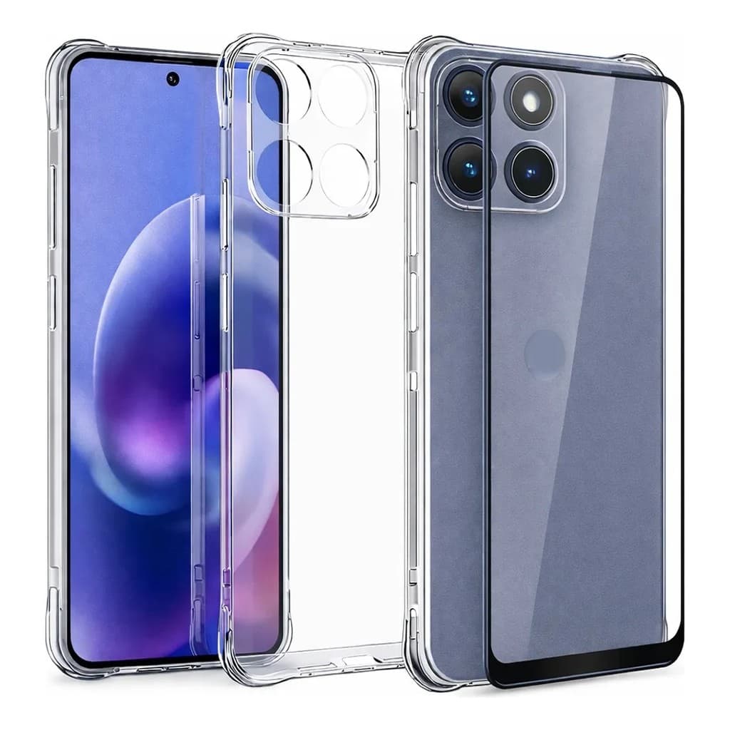 Capa Case Capinha Anti Impacto + Película 3d Para Moto G86