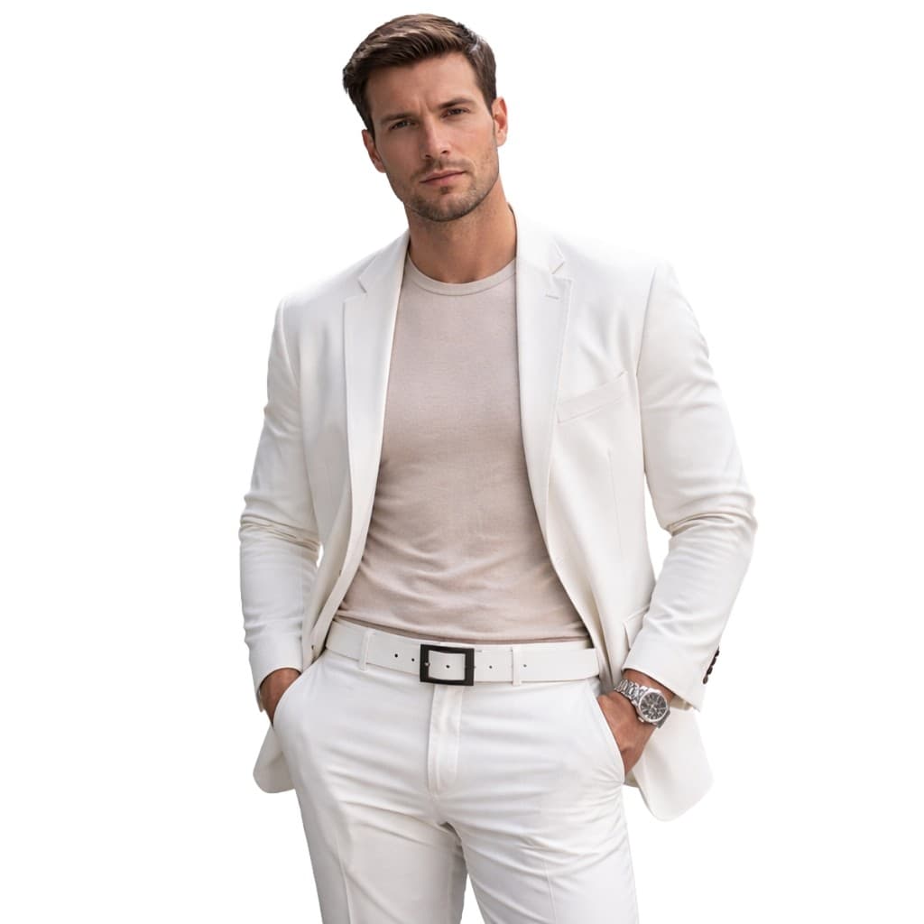 Cinto Masculino Social Premium Couro Sintético Reforçado