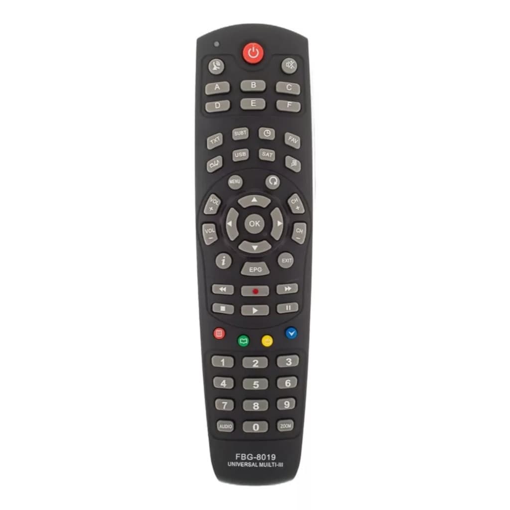 Controle Remoto FBG 8019 CRS 9008 SKY 8019 LHS 7132 RBR 7132