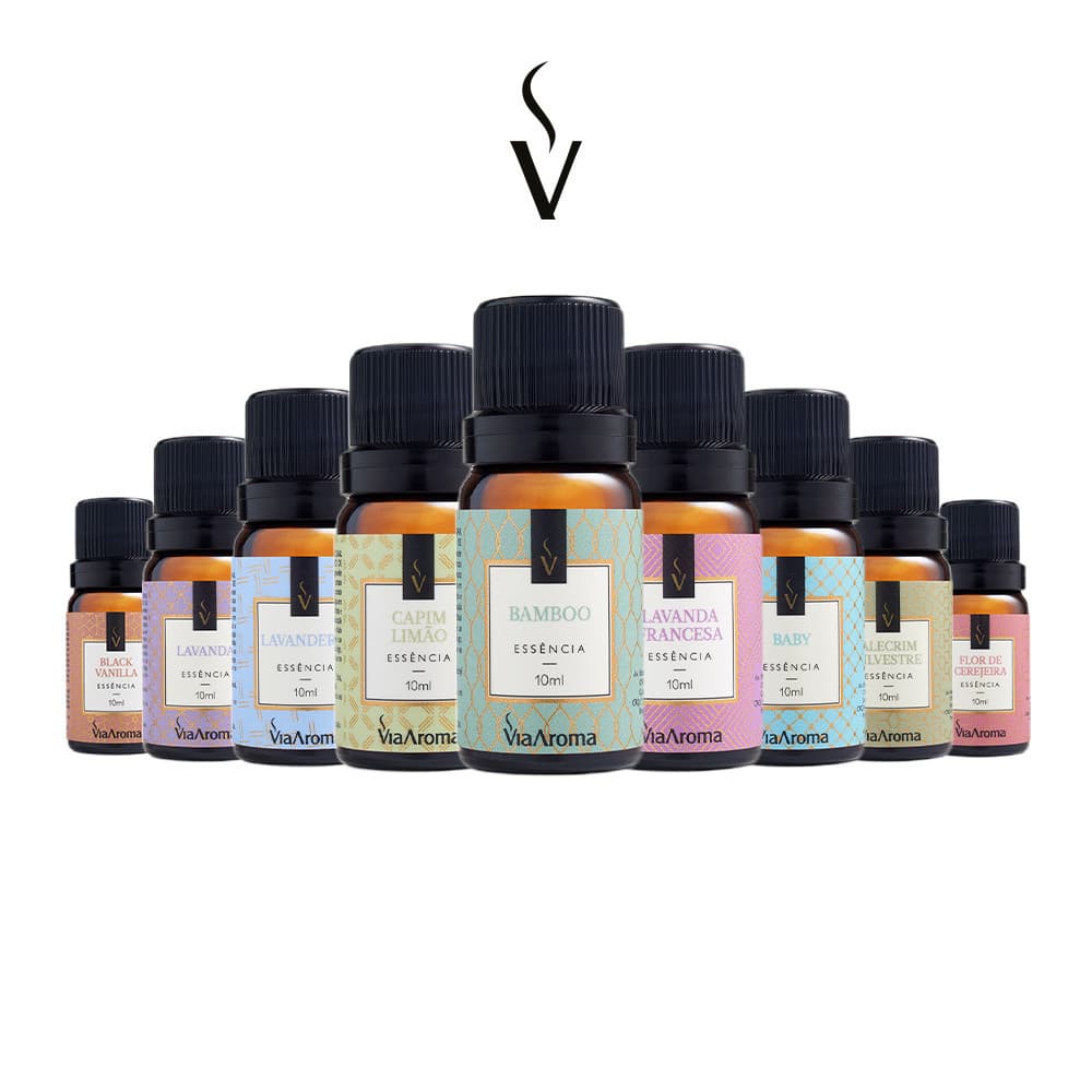 Essência Via Aroma Para Aromatizador Difusor Elétrico Para Ambientes 10ml Aromas E Fragrâncias
