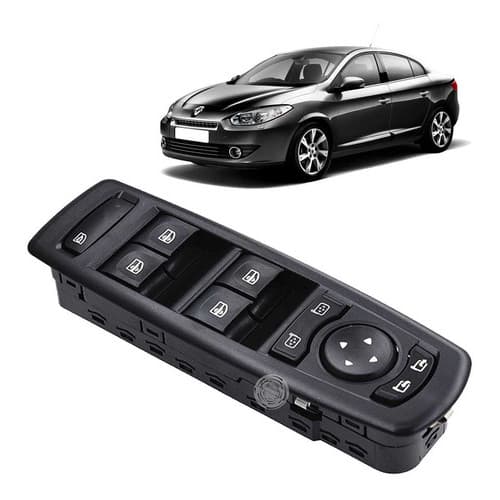 BOTÃO INTERRUPTOR VIDRO ELÉTRICO RENAULT FLUENCE 2011/2016