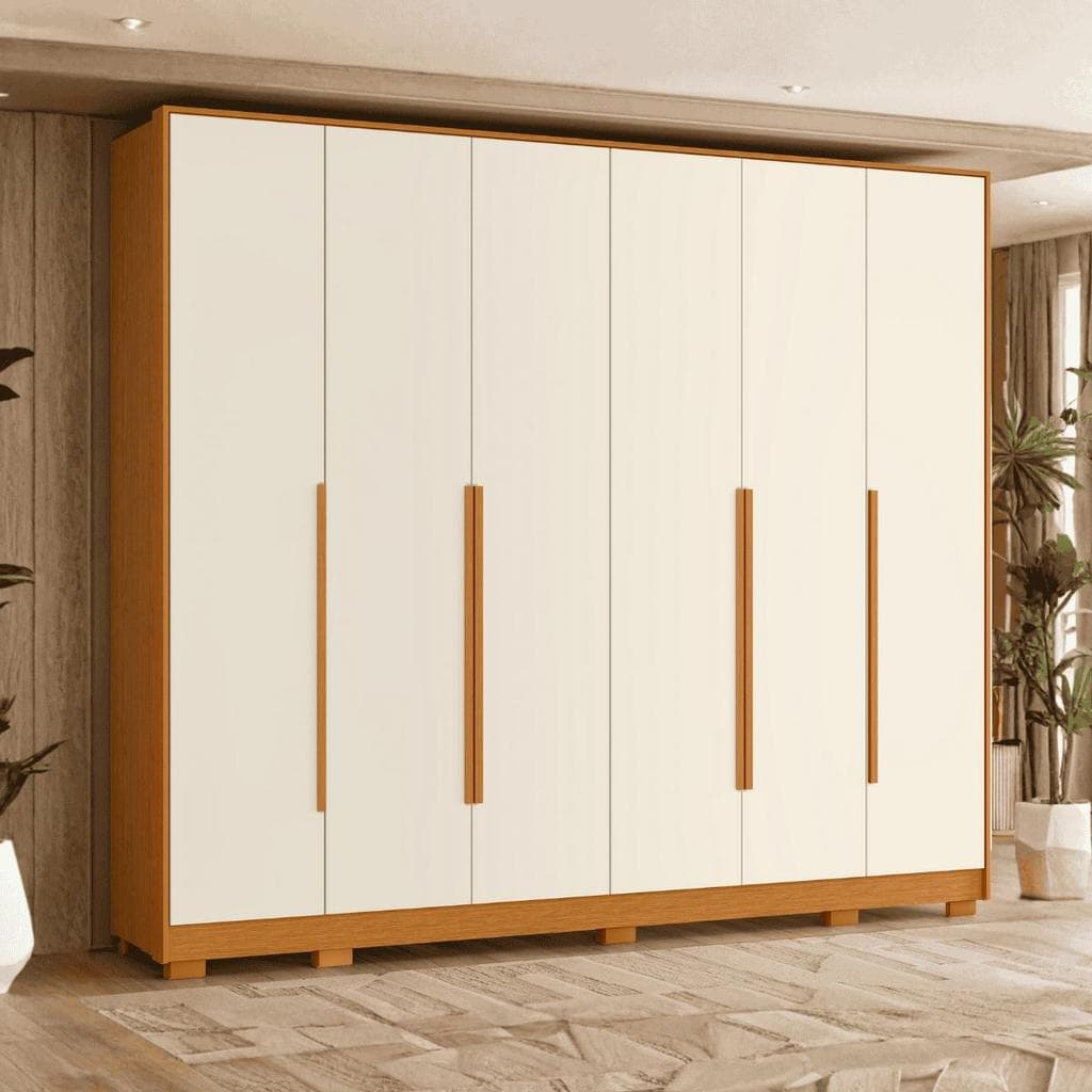 Armário de Quarto 6 Portas Organizador
