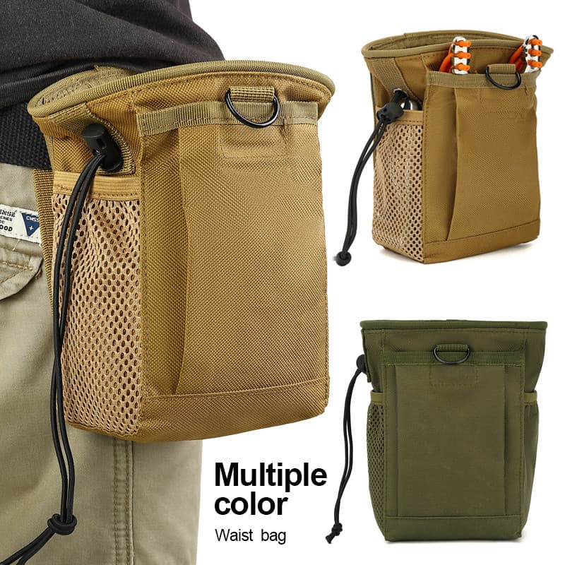 Bolsa de armazenamento molle ao ar livre multifuncional bolsa de cintura tática portátil bolsa de ferramentas cinto de d