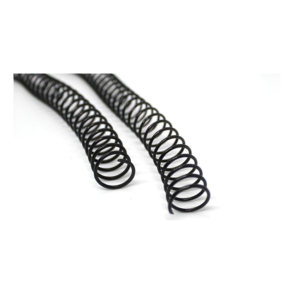 Kit Espiral Encadernação 7 9 12mm 300un Lassane Preto p/ Apostila Caderno Profissional PVC