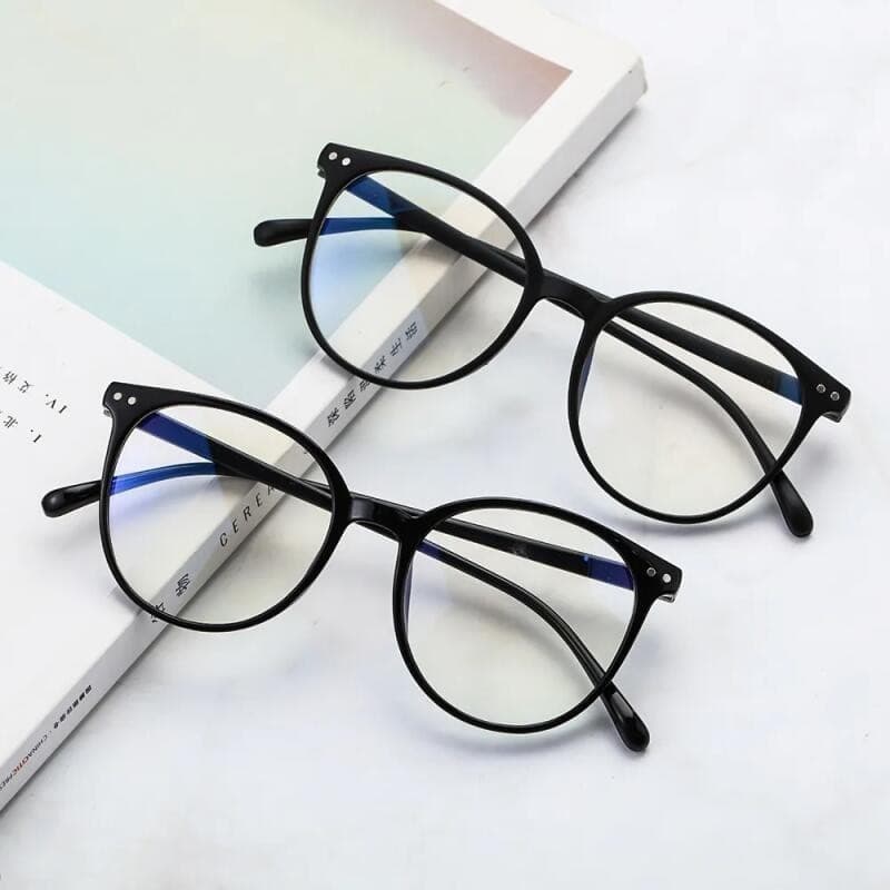 Óculos Anti Luz Azul com Armação de PC e Lentes de Resina, Bloqueadores de Radiação, Óculos de Sol Unissex, Lentes Trans