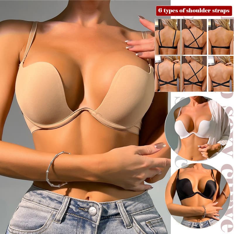 Sutiã Push-Up invisível, estilo Halter com decote em V V VSB1