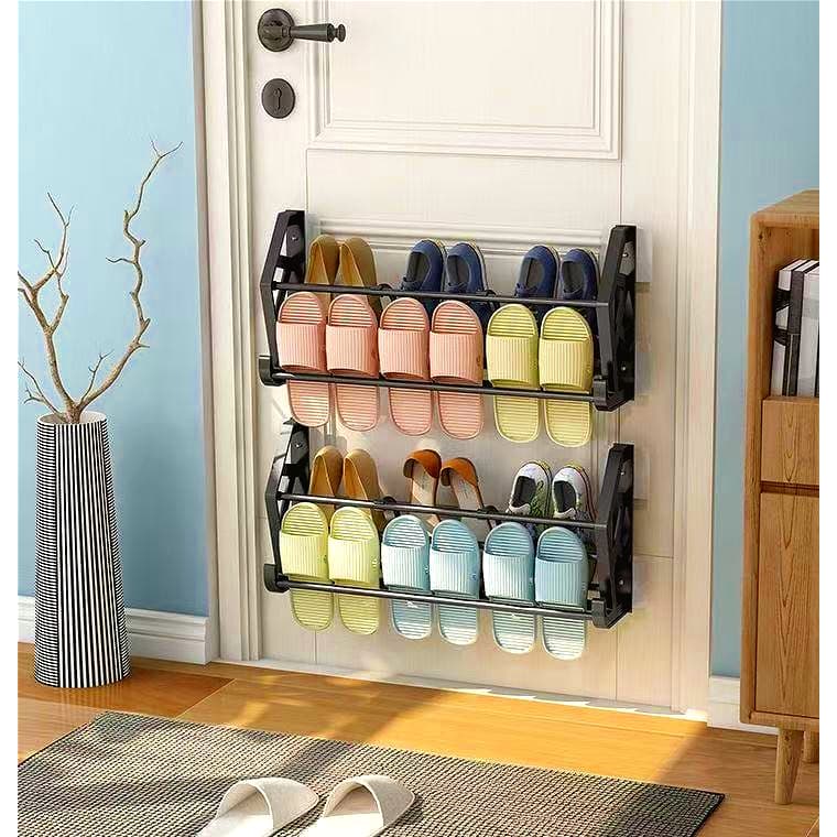 Porta Sapatos Dobrável de Parede! Economiza Espaço e Organiza Tudo!