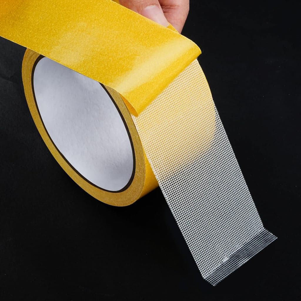 Fita Adesiva de Tecido Dupla Face, Fita Dupla Face Resistente para Roupas, Carpetes, Artesanato, Fita de Alta Resistênci