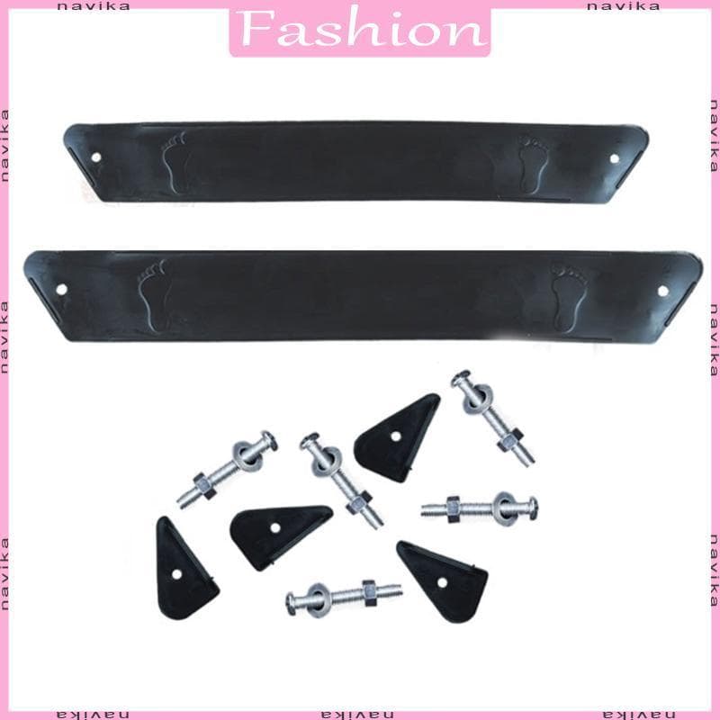 Carrinho Bebê Antiderrapante Footpad Pedal Acessórios Anti-skid Apoio Para Os Pés Compacto Preto
