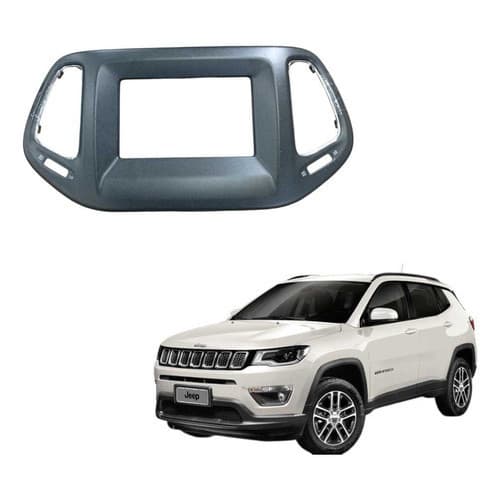 Moldura Painel Central Multimídia Rádio Jeep Compass 2017 A