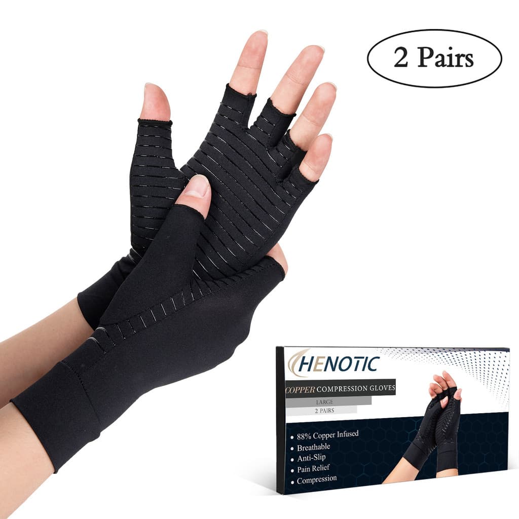 Luvas de ciclismo de fibra de cobre de venda quente meio dedo Silicone antiderrapante esportes ao ar livre luvas de Fitn