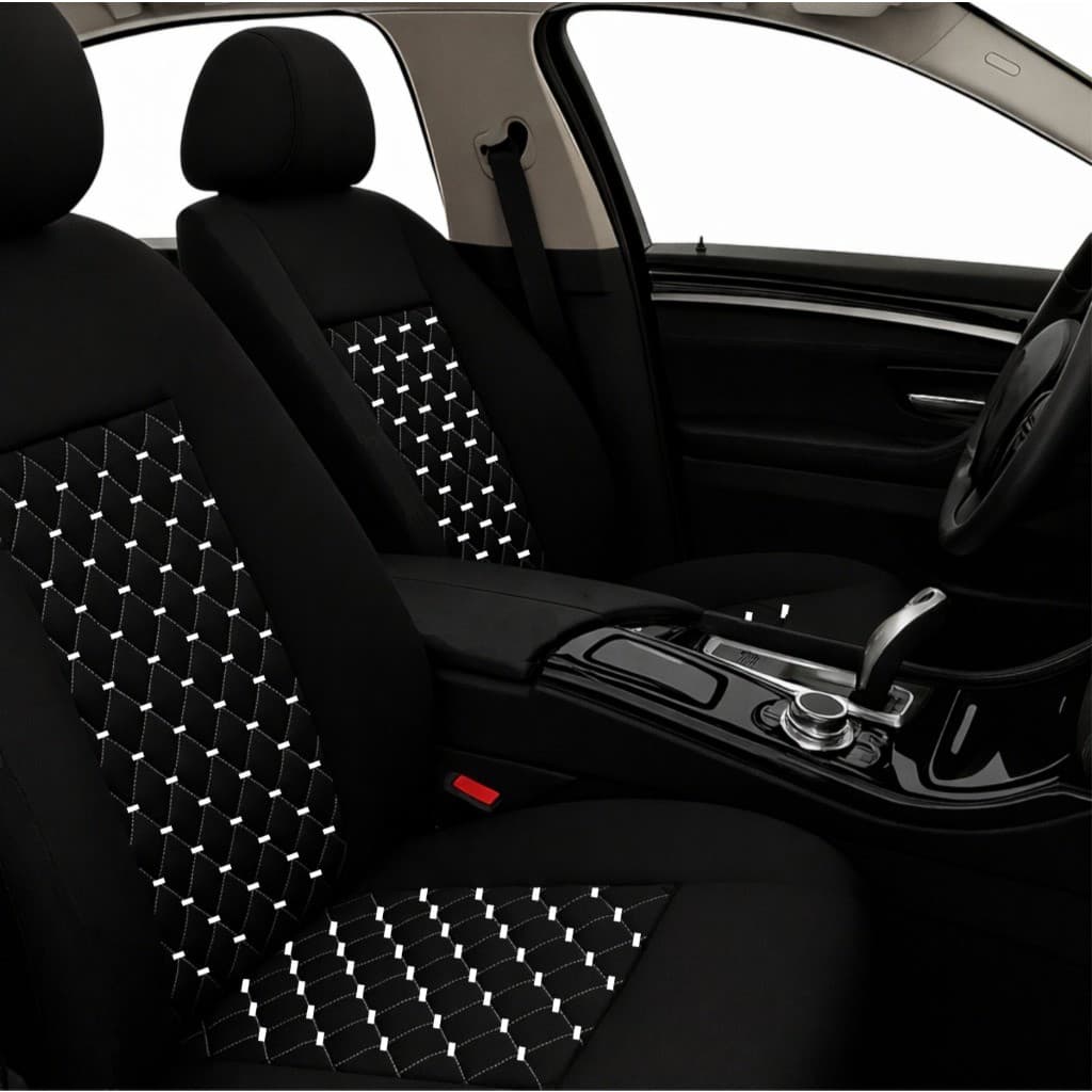 Capa de Banco Automotivo Carro Tecido Grosso Diamantado Reforçado Linha Prime Monshell