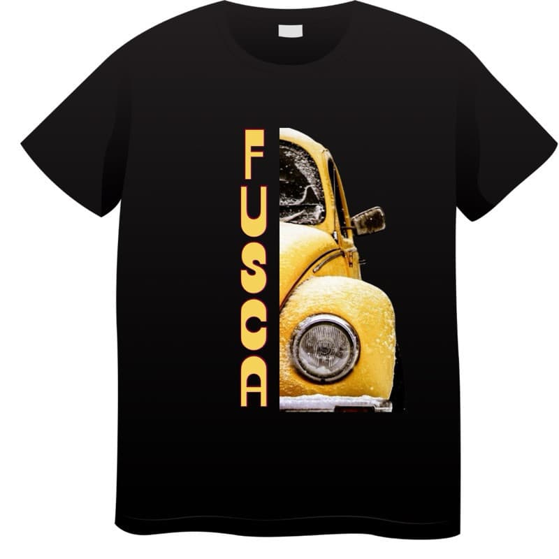 Camiseta camisa blusa Unissex Fusca Carro Antigo Vintage Car algodão 100%