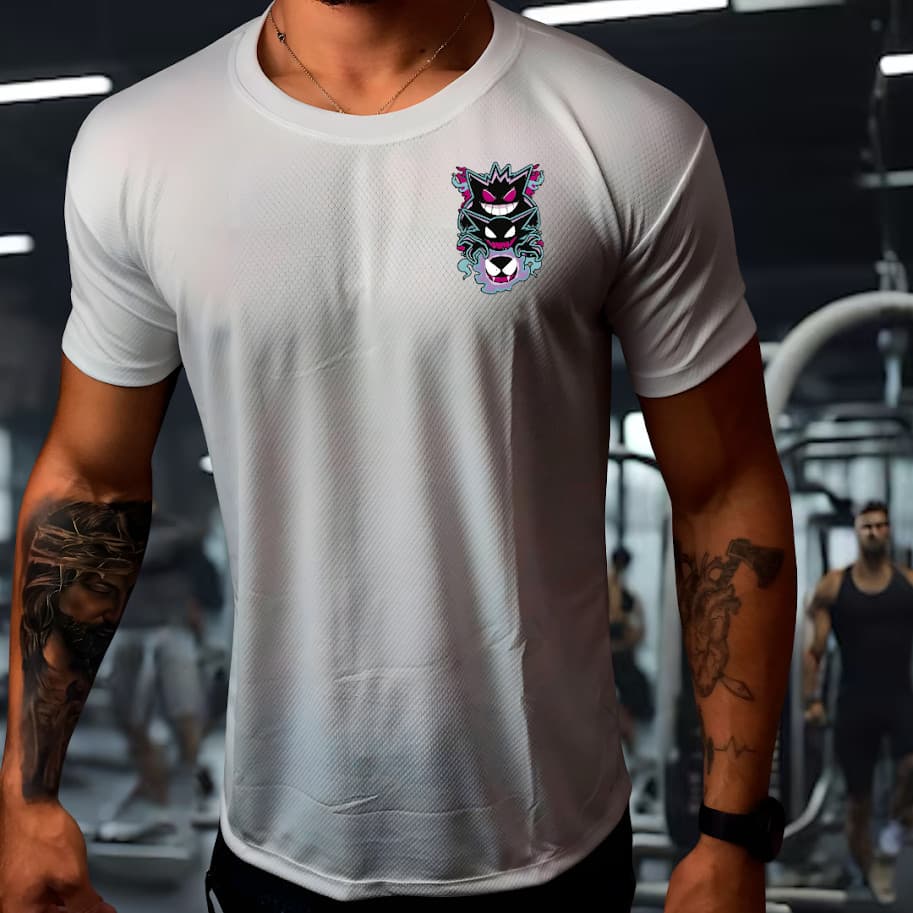 Camisa Dry Fit Masculina  Modelo PKM 03 , Academia, Corrida, CrossFit, dia a dia Ideal Para Treinos Intenso, Tecido Leve