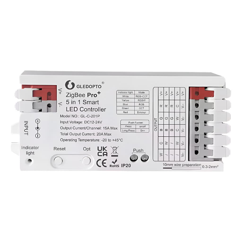 Controlador Fita Led Zigbee 3.0 Zr 5x1