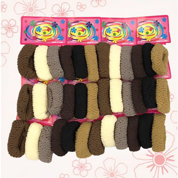 Kit 18 ou 36 Elásticos de Cabelo rabicó Para Cabelo Xuxinha Elastico feminino