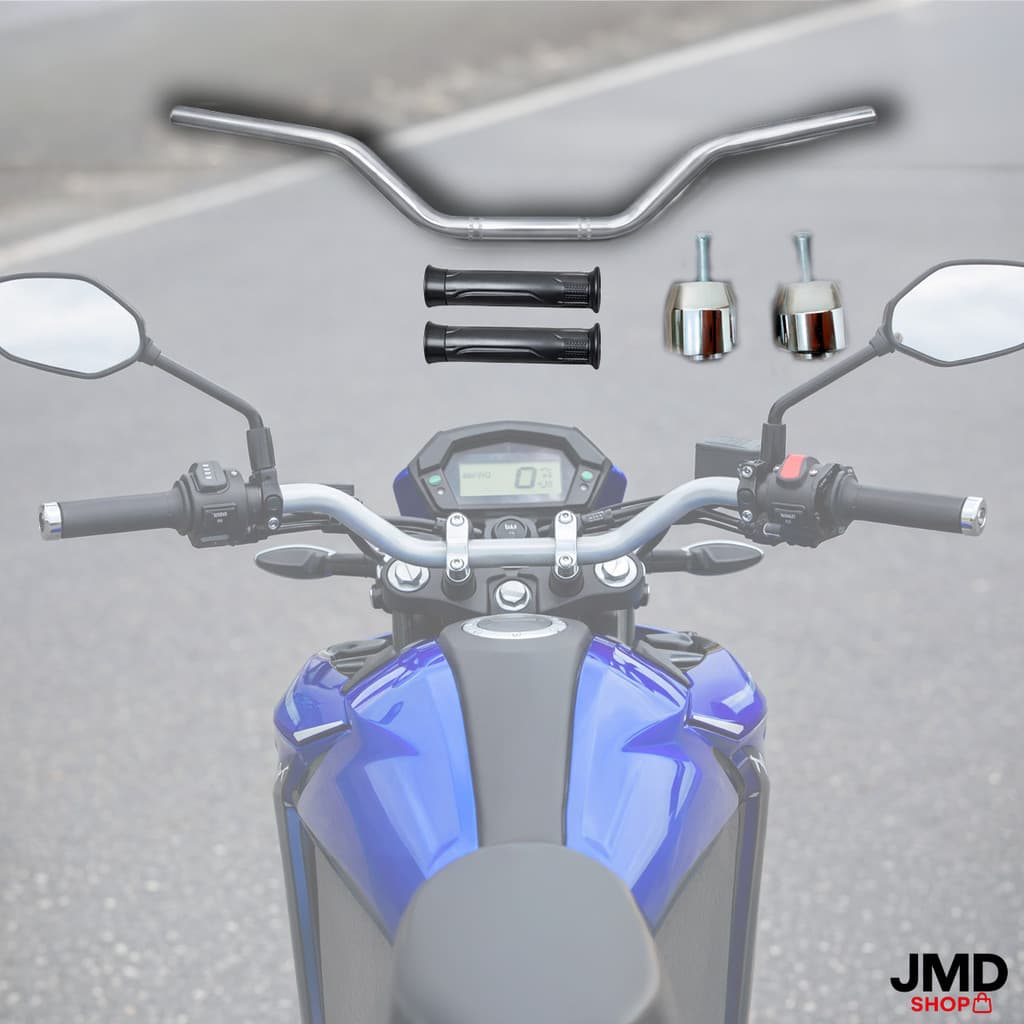 Guidão Moto Esportivo Tenerê Compativel XTZ 250  Crosser 250 Lander 250 Peso Manopla
