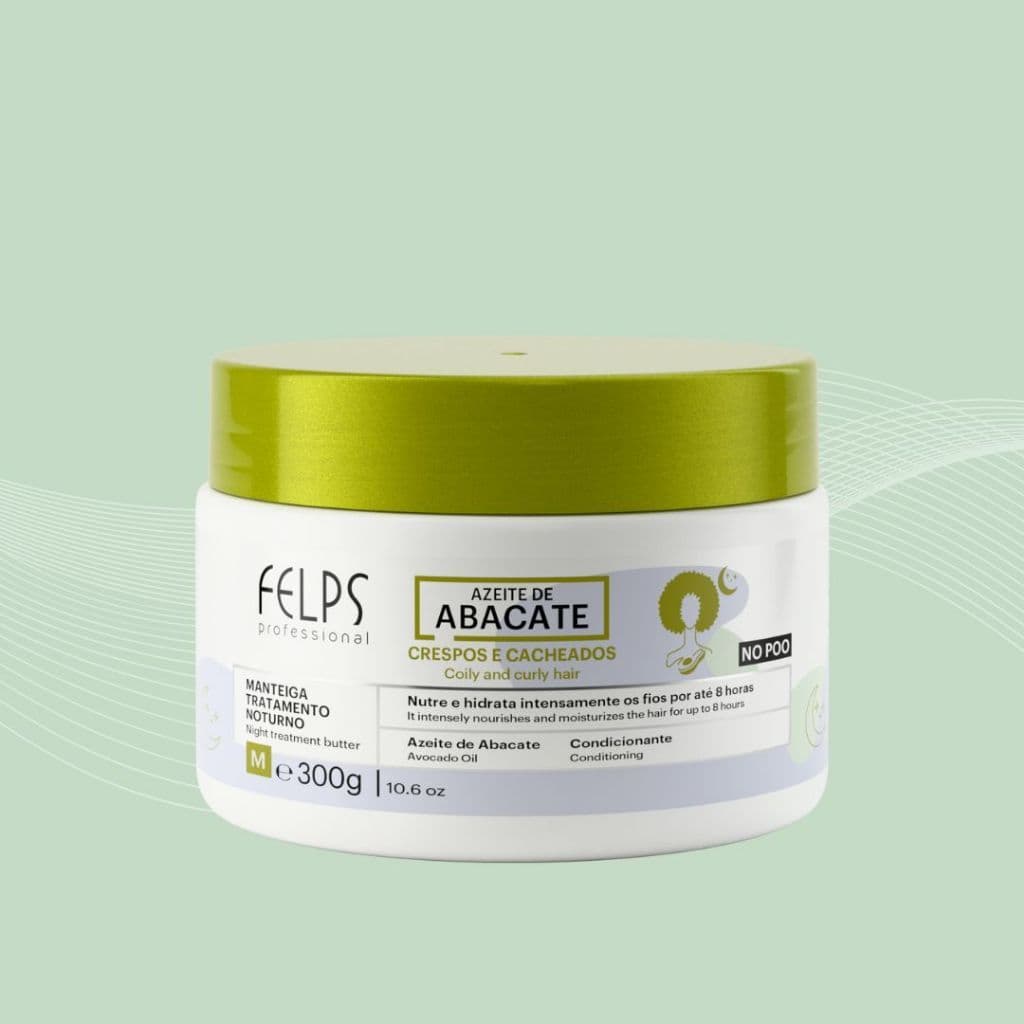 Manteiga Condicionante Noturno Azeite de Abacate 300g - Felps