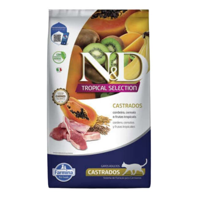 Ração ND N&d Tropical Selection Gatos Castrados Cordeiro 400g