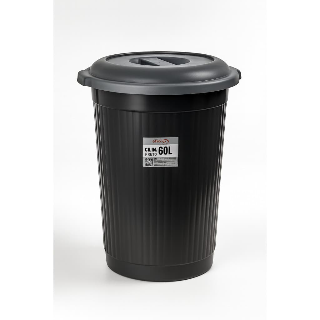 Cesto Lixeira Grande 60L com tampa – Robusta, Funcional e de Alta Qualidade