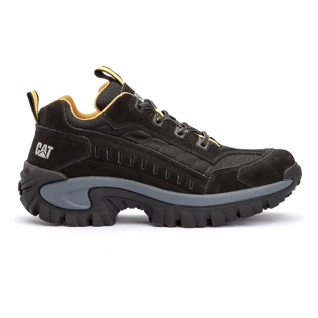 Bota Caterpillar Masculina Cano Baixo Couro Macia Leve Nl455
