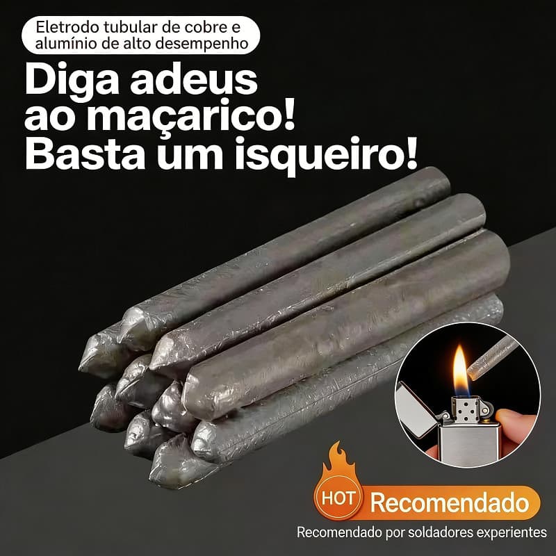 Haste De Soldagem Universal Doméstica Com Fluxo De Baixa Temperatura Utilizável Isqueiros , Adequada Para Reparar Cobre