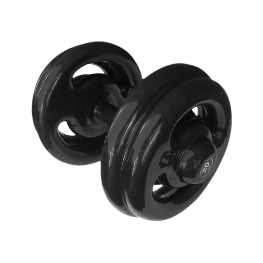 Dumbbell Emborrachado Treinamento Funcional Academia 20Kg