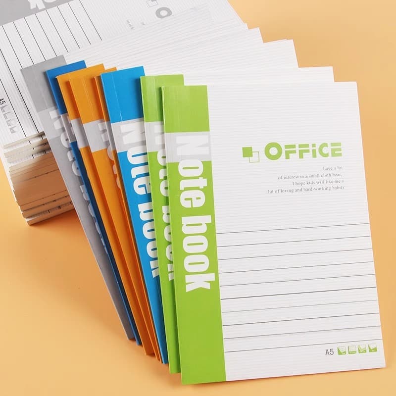 Caderno simples estudantes do ensino fundamental usam material de escritório do ensino médio bloco de notas de trabalho
