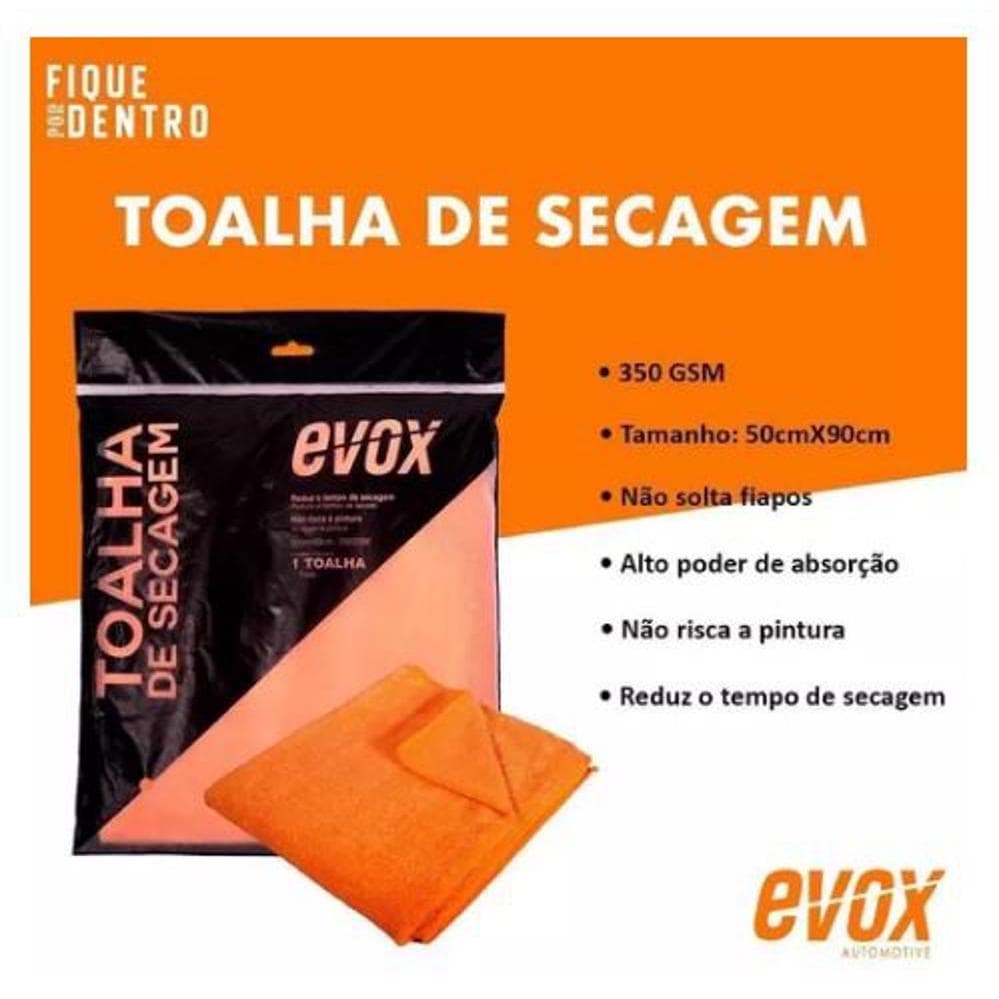 EVOX TOALHA DE SECAGEM 350GSM