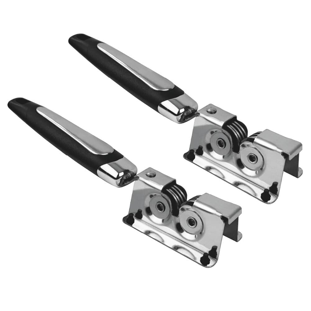 Kit 2 Afiador Amolador Manual Faca Tesoura Aço Inox Cozinha Profissional Encartelado