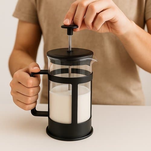 Cafeteira Francesa Elegante 300ml Preparo Prático Café Saboroso Minimalista