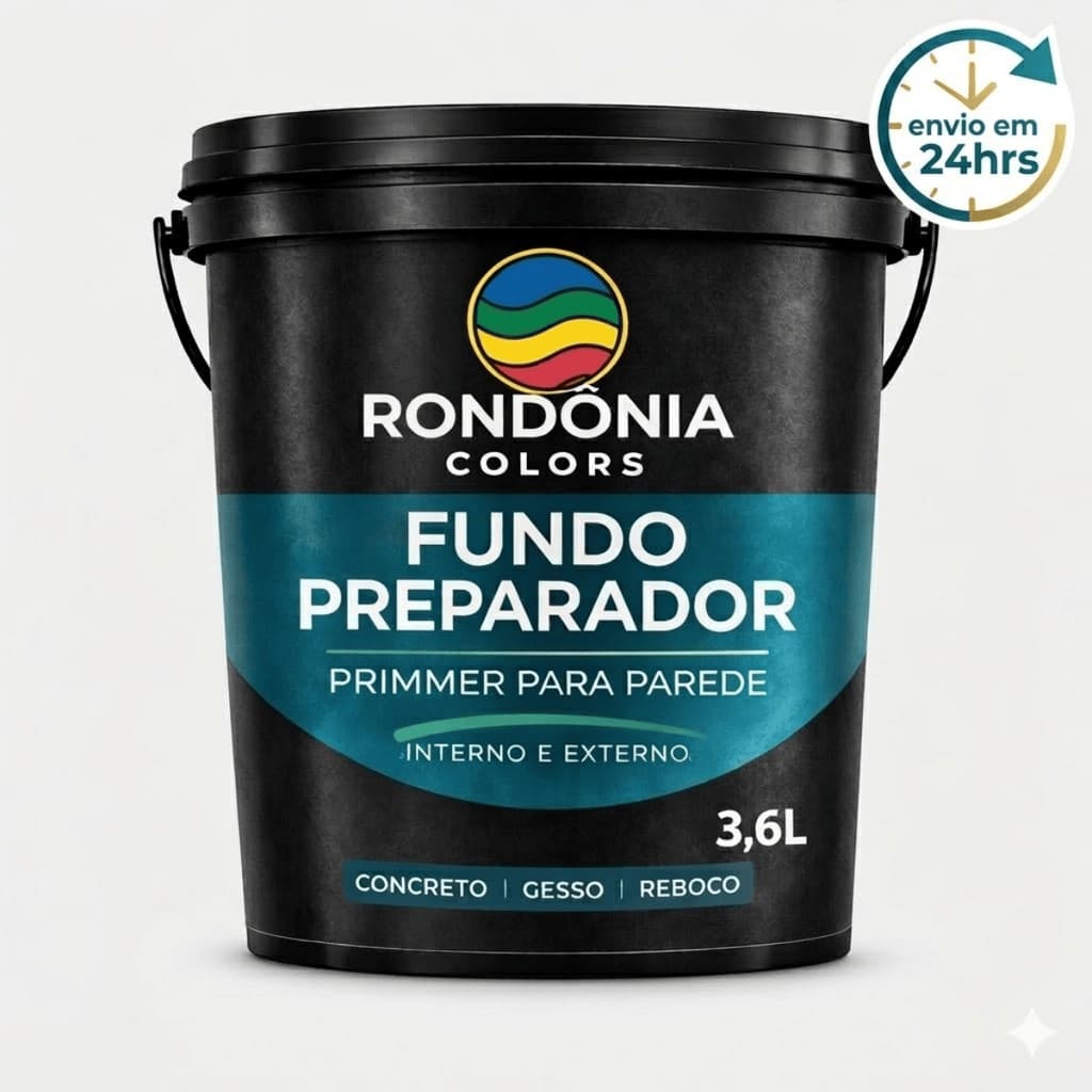 Fundo Preparador 3,6L e 16L Reforçado Para Limpeza Casa Lavanderia Construção Alta Resistência