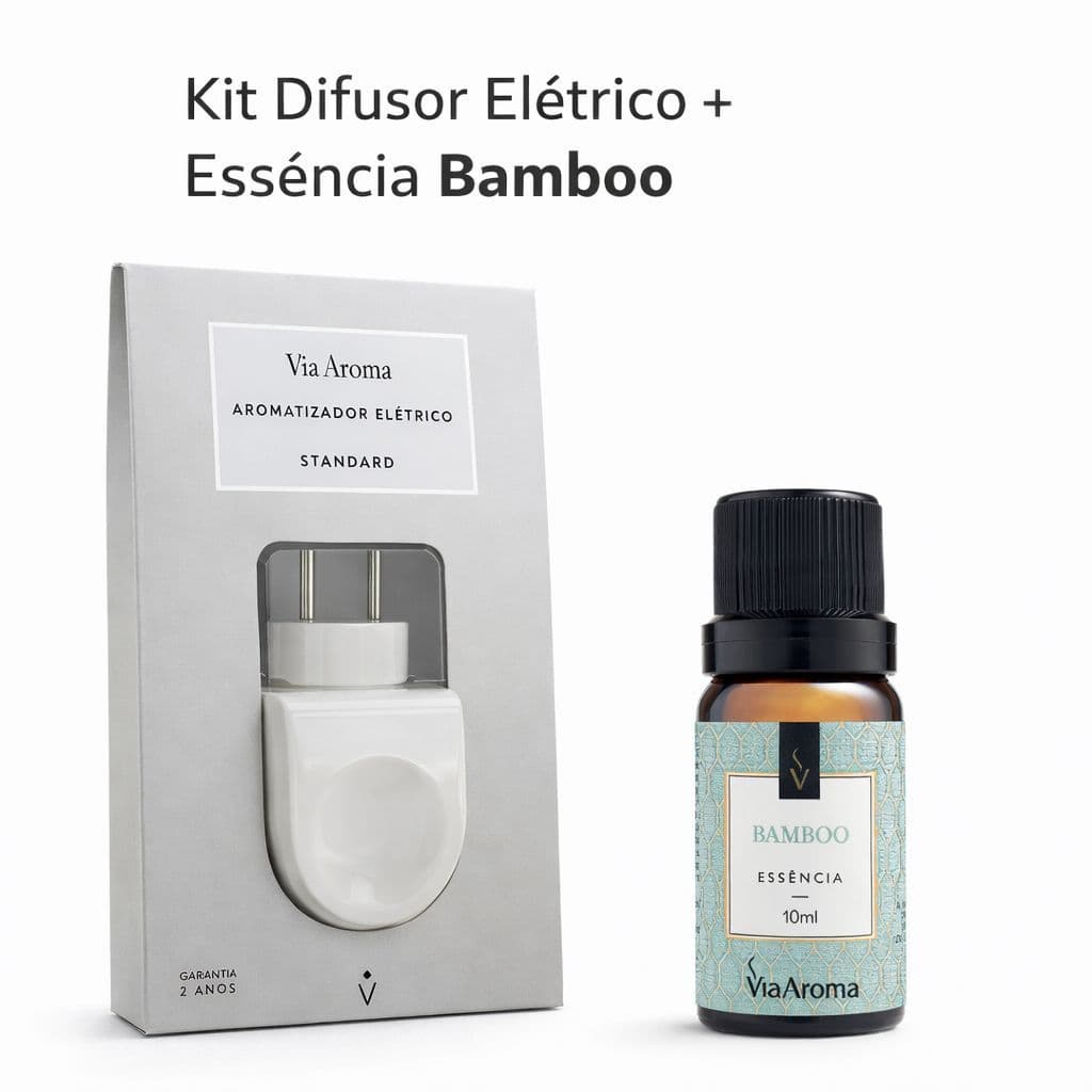 Kit Difusor Elétrico Stardand Branco + Essência Aroma Fragrância ENVIO IMEDIATO!!