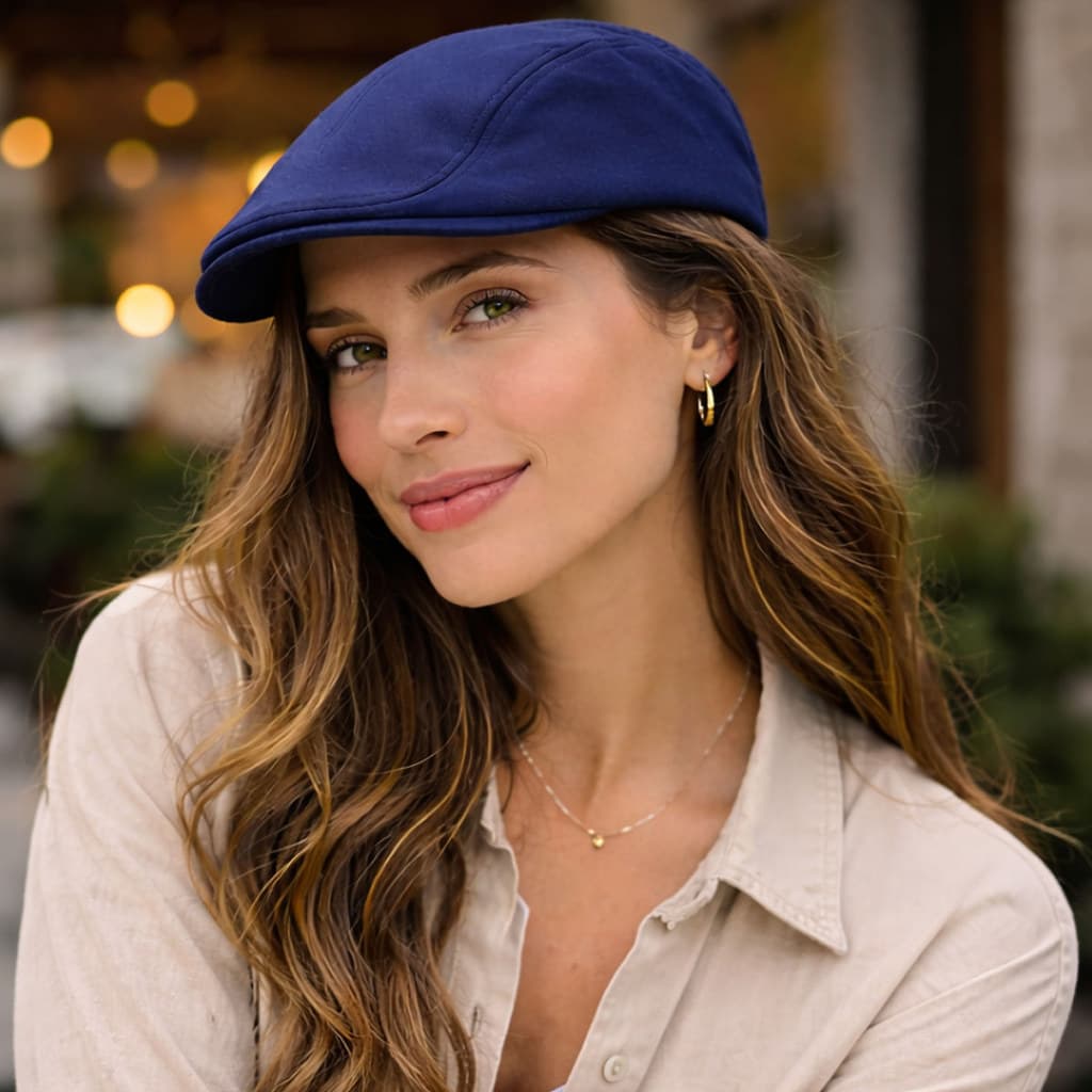 Boina Inglesa Feminina Lisa Confortável
